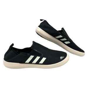 Adidas Black Canvas Slip-On Sneakers | Men’s Size 11